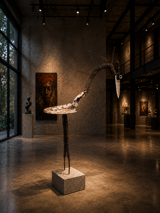 « L'Échassier du Temps » EcoFusion Art